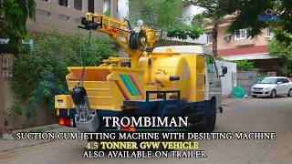 MANIAR TROMBIMAN  Desilting  Jetting and Suction Machine [upl. by Revert]