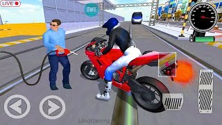 ✅ 3D Driving Class Simulator  Bullet Train Vs Motorbike  Bike Driving Game  Android Gameplay2024 [upl. by Chantalle]