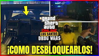 DESBLOQUEA LABORATORIO de ACIDO y BRICKADE 6X6 en GTA5 Online NUEVO DLC quotLos Santos Drug Warsquot [upl. by Naihs]