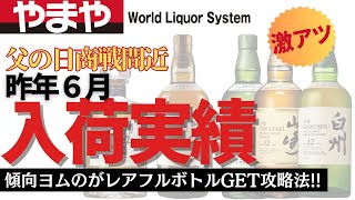 【調べてみた】昨年6月quotやまやquotレア入荷実績を確認して攻略法を考える 山崎 白州 響 やまや [upl. by Ajim]