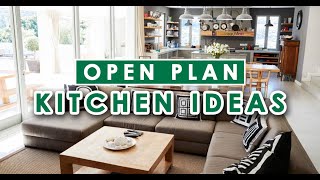 Open Plan Kitchen Living Room Ideas  Blowing Ideas [upl. by Idden]