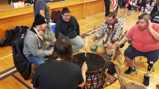 Stoney bear singers nscc truro campus powwow 2017 [upl. by Rehtse]