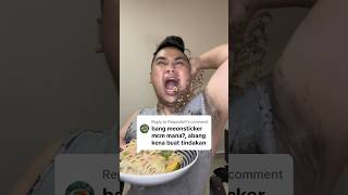 MEON STICKER KETIAK HITAM MUKBANG HADIR [upl. by Itsirk684]