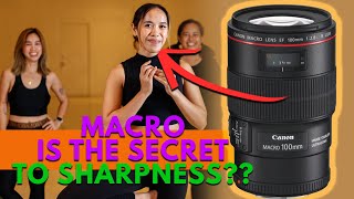 Canon 100mm Macro Lens for a Portrait Shoot WAS A MISTAKE BTSTipsBreakdown amp Analysis [upl. by Assirod]