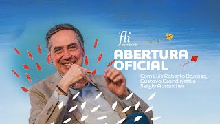 ABERTURA OFICIAL com Luís Roberto Barroso e Gustavo Grandinetti – Sérgio Abranches [upl. by Rramed790]