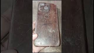 wooden iPhone  Short video  reel  subscribe my YouTube channel [upl. by Eirolam785]