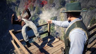 Red Dead Redemption 2 4K 60FPS  Funny amp Brutal Moments Vol 158 Euphoria Ragdolls [upl. by Shotton]