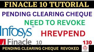 FINACLE 10 Tutorial  HREVPEND Menu  Finacle10  Learn and gain [upl. by Aruasor]