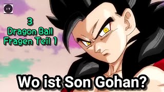 3 Dragon Ball Fragen Teil 1 [upl. by Alleris]