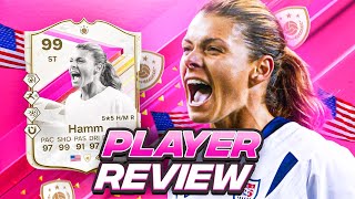 5⭐5⭐ 99 FUTTIES ICON HAMM SBC PLAYER REVIEW  FC 24 Ultimate Team [upl. by Haerr]