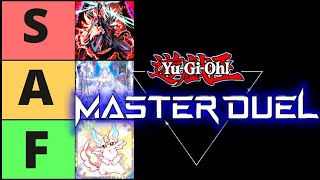 Updated Yugioh Master Duel Competitive Tier List Best Decks Ranked [upl. by Meyeroff40]