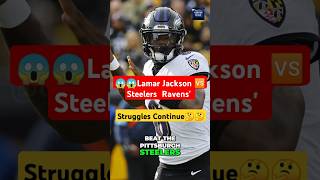 Lamar Jackson vs Steelers Ravens Struggles Continue [upl. by Edaj215]