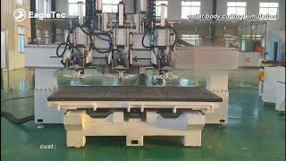 ATC CNC Router Machine Routing Guitar Neck and Bodies [upl. by Hirza]