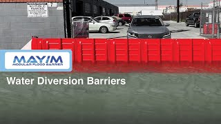 How Mayim Flood Control Barriers Work to Divert Water and Hold Back Flooding [upl. by Aneg]