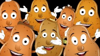 One Potato  Potato Song  Nursery Rhyme for Kids  Video for Children [upl. by Domel]