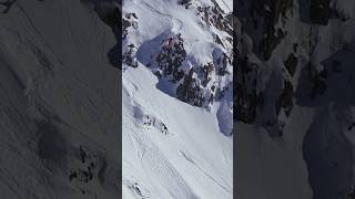 Sybille Blanjean went massive on this one in Baqueira Beret 😮‍💨 FWT HomeofFreeride [upl. by Usanis]