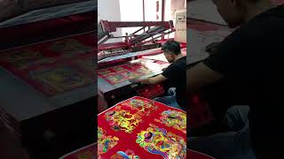 Oblique arm screen printing machine paper box screen printing machine丝印机，移印机，丝网印刷机厂家直销 [upl. by Reifel445]