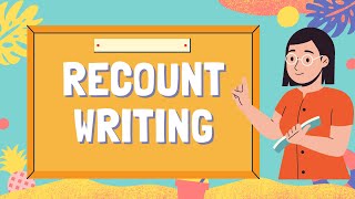 How to write a Recount  Recount writing creativewriting memoir writingjournal [upl. by Eselahc]