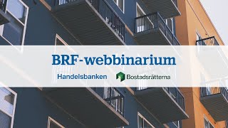 Handelsbanken BRFwebbinarium [upl. by Longerich]