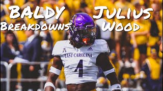 Baldy Breakdowns  Julius Wood Safety NFL Draft [upl. by Ylremik305]