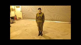 Royal Canadian Army Cadet Drill  How to Salute cadetsca [upl. by Gilliam900]