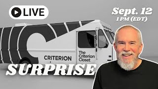 SURPRISE Livestream  Criterion Closet On The Road [upl. by Toby]