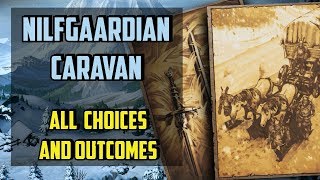 Nilfgaardian Caravan All choices  Thronebreaker the Witcher Tales  Arms For The Empire [upl. by Kciremed]