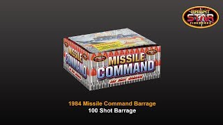 Bright Star Fireworks  1984 Missile Command 100 Shot Barrage [upl. by Lissy]