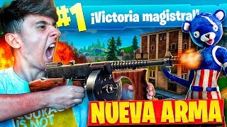 MI MEJOR PARTIDA CON EL SUBFUSIL DE TAMBOR en FORTNITE Battle Royale  Agustin51 [upl. by Crofoot]