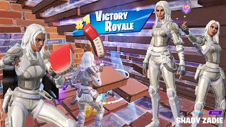 Solo Fortnite Gameplay Featuring New Shady Zadie All White Style Chapter 4 Season 2 Agency Renegade [upl. by Yellehs861]