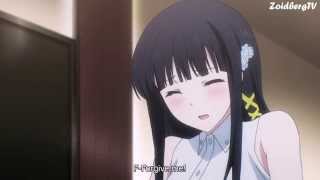 Mahouka  Miyuki approaches Tatsuya HD clip [upl. by Sidnac]