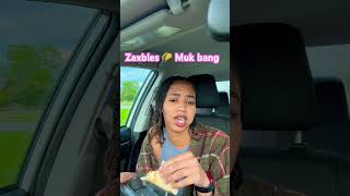 Taco MukBang from Zaxbys mukbang shortvideos viralvideo [upl. by Olshausen509]