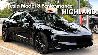 2024 Tesla Model 3 Performance Highland POV City Test Drive [upl. by Gillian]