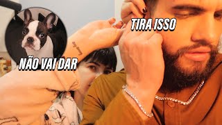 Tirando o brinco pela PRIMEIRA VEZ  piercing de bolinha 😨 [upl. by Durware]