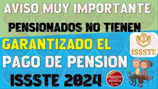 🔴😱URGENTE📢Estos jubilados no tienen garantizado el pago de la pensión IMSS 2024 entérate ¿por que [upl. by Adyaj]