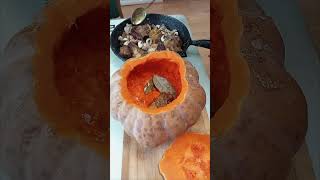 Calabaza rellena con ternera [upl. by Fidele]