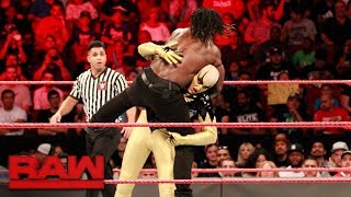 RTruth vs Goldust Raw July 10 2017 [upl. by Yesllek]