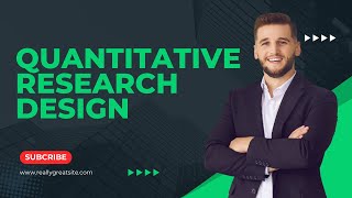 QUANTITATIVE Research Design A Comprehensive Guide with Examples phd quantitativeresearch [upl. by Balas]