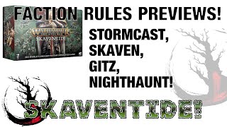 Age of Sigmar 40  Stormcast Skaven Gloomspite Gitz and Nighthaunt Rules [upl. by Acirne]