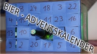 BIER Adventskalender  Schnell Einfach Selber Machen  Basteln  Last Minute Geschenk Für Freund DIY [upl. by Alym]