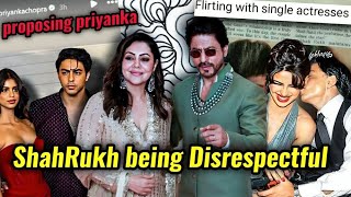 GAURI KHAN amp SHAHRUKHS WEIRD MARRIAGE FLIRTING OPENLY WITH PRIYANKA CHOPRA [upl. by Farrar]