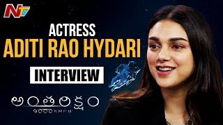 Aditi Rao Hydari Interview about Antariksham Movie  Varun Tej  NTV [upl. by Ymor]