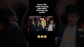 Doctor Who trailer dropping right before Eurovision got me like doctorwho [upl. by Ecinnej]