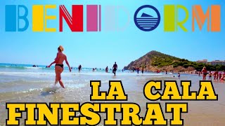 Benidorm 2021 La Cala FINESTRAT Beach Walk Costa Blanca Spain [upl. by Ecinhoj]