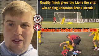 Lower Breck 01 Stockport town Matchday vlog Moment the lions end Brecks unbeaten league streak [upl. by Tabby120]