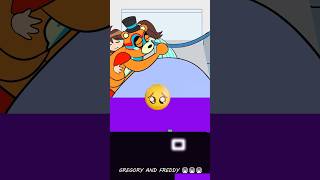 Poor Freddy and Gregory 😥😨😭😭😭  SlimeCat  Bouncing Square fnaf [upl. by Esilehc]