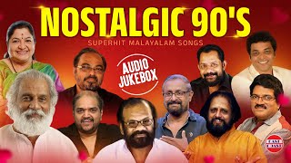 Nostalgic 90s  Super Hit Malayalam Songs  KJ Yesudas  MGSreekumar  AUDIO JUKEBOX [upl. by Brunhilda]