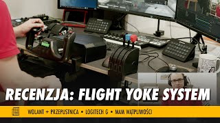 Flight Yoke System Logitech G  recenzja i prezentacja Mam wątpliwości [upl. by Mossman]