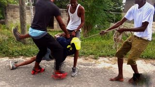 They Had To Restrain This Jamaican Mad Man With A Rope [upl. by Ennoitna880]