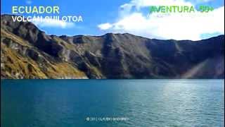 Volcán Quilotoa Ecuador  Acampada en la playa del cráter [upl. by Aicened]